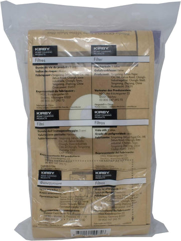 Close-up of Kirby bag assembly showing precise fit for Generation Series