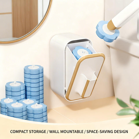 KIRIKIT bathroom essentials for a tidy, ready-to-use cleaning area.