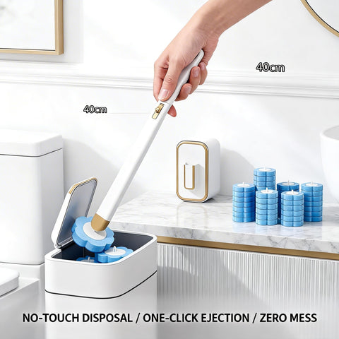KIRIKIT one-click ejection enables touch-free disposal after cleaning.