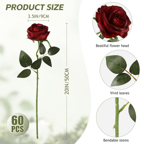 Long-stem Kisflower roses with flexible stems for centerpieces