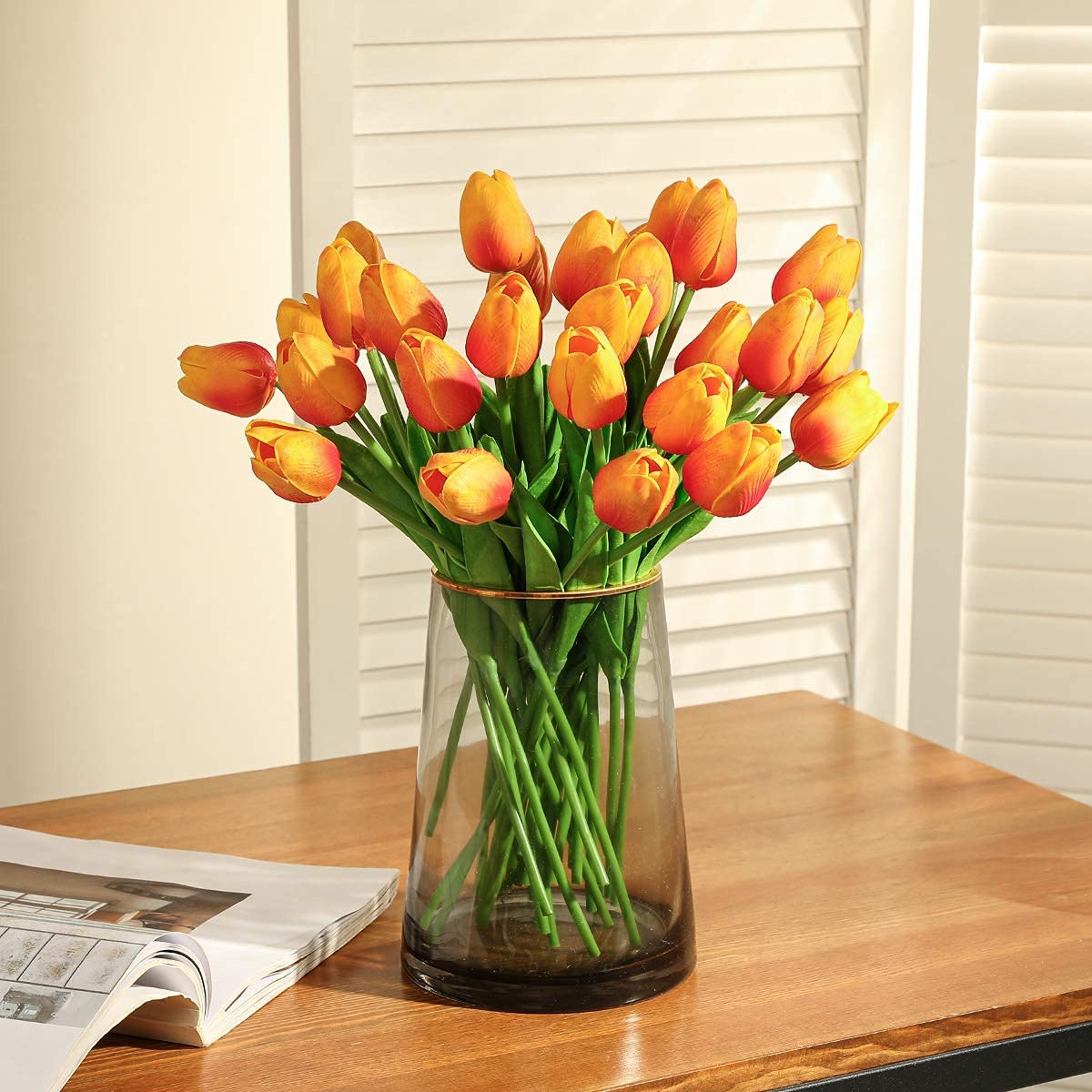 Kisflower tulips bendable stems for easy vase fitting