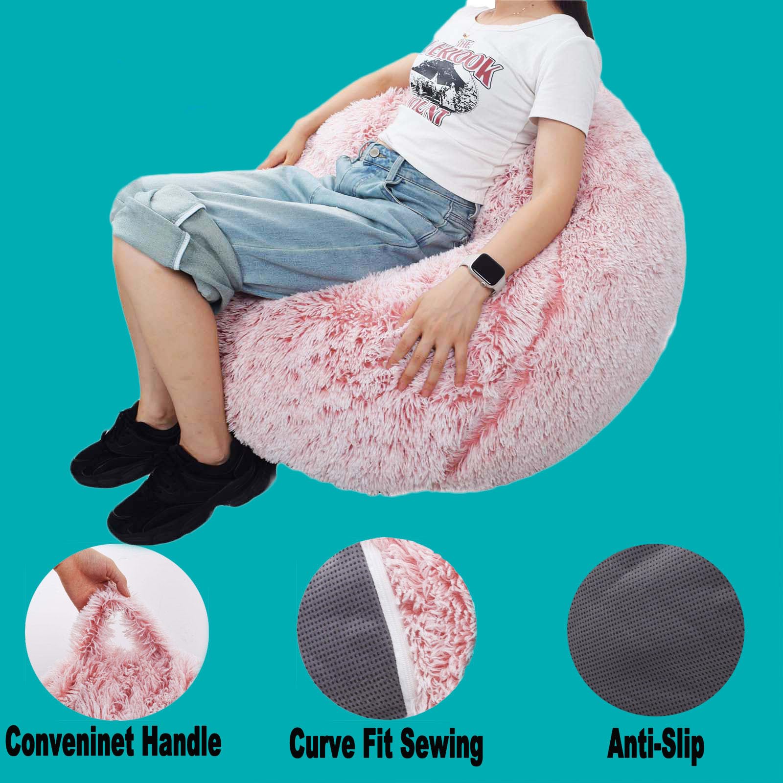 Kisoy 300L capacity for large stuffing, ideal for repurposing old textiles.