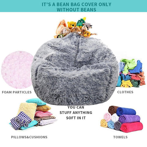 Kisoy storage cover highlighting its large capacity for stuffing up to 300L.
