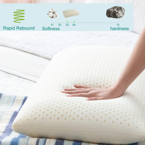 Kiss Dream medium-loft pillow supports side, back, and stomach sleepers.