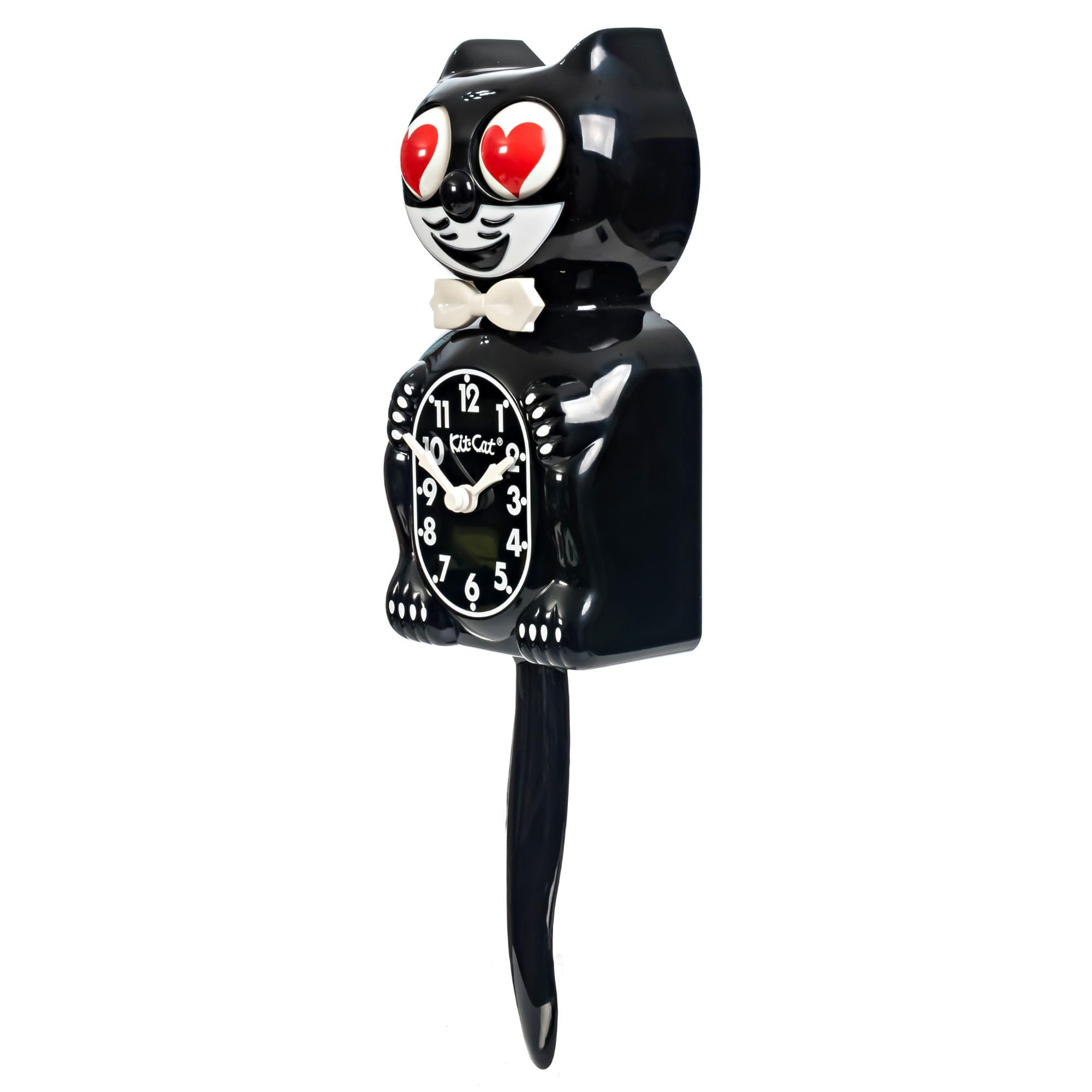 Kit Cat Klock battery compartment enables quick, tool-free setup.