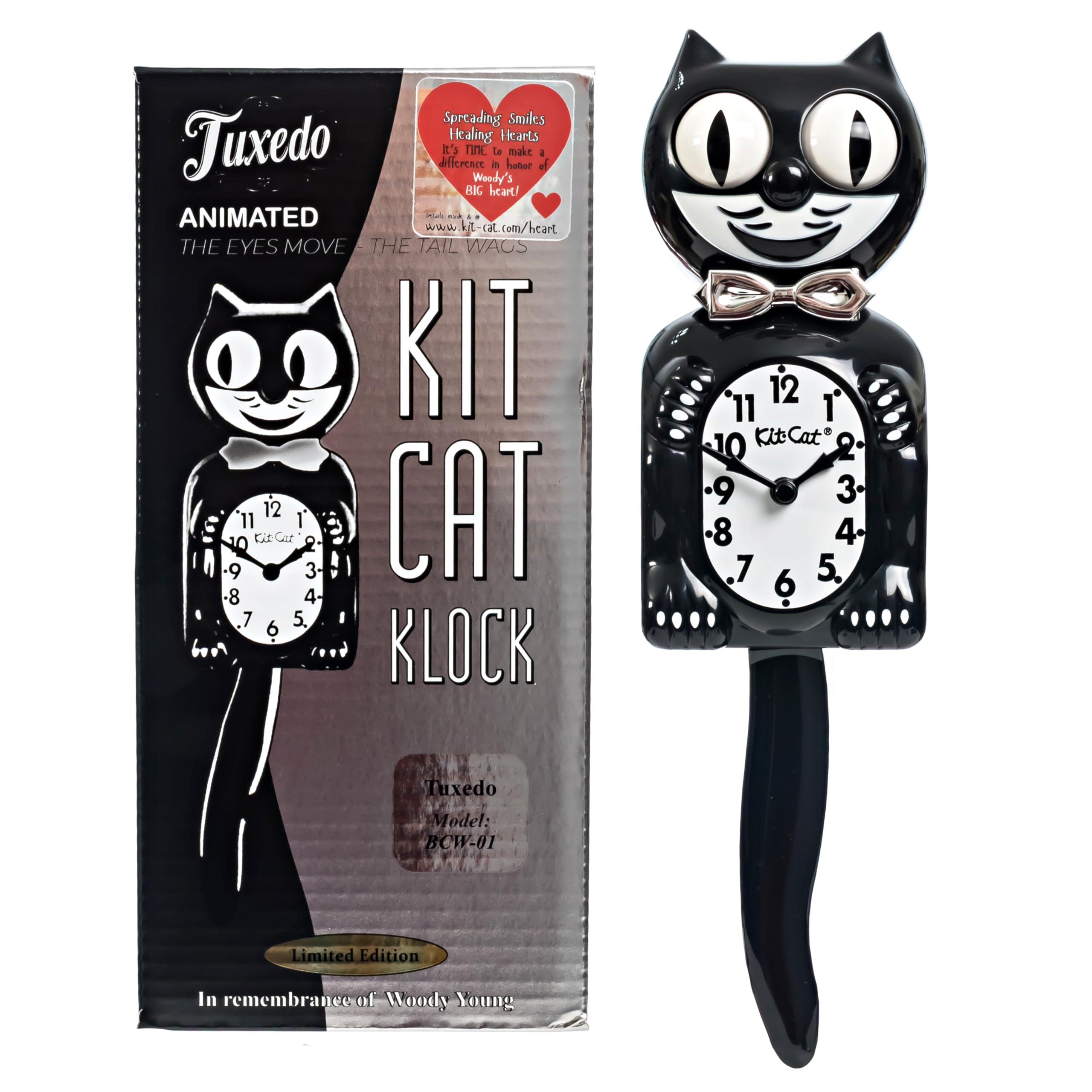Kit-Cat Klock charity detail noting support for pediatric heart surgeries.