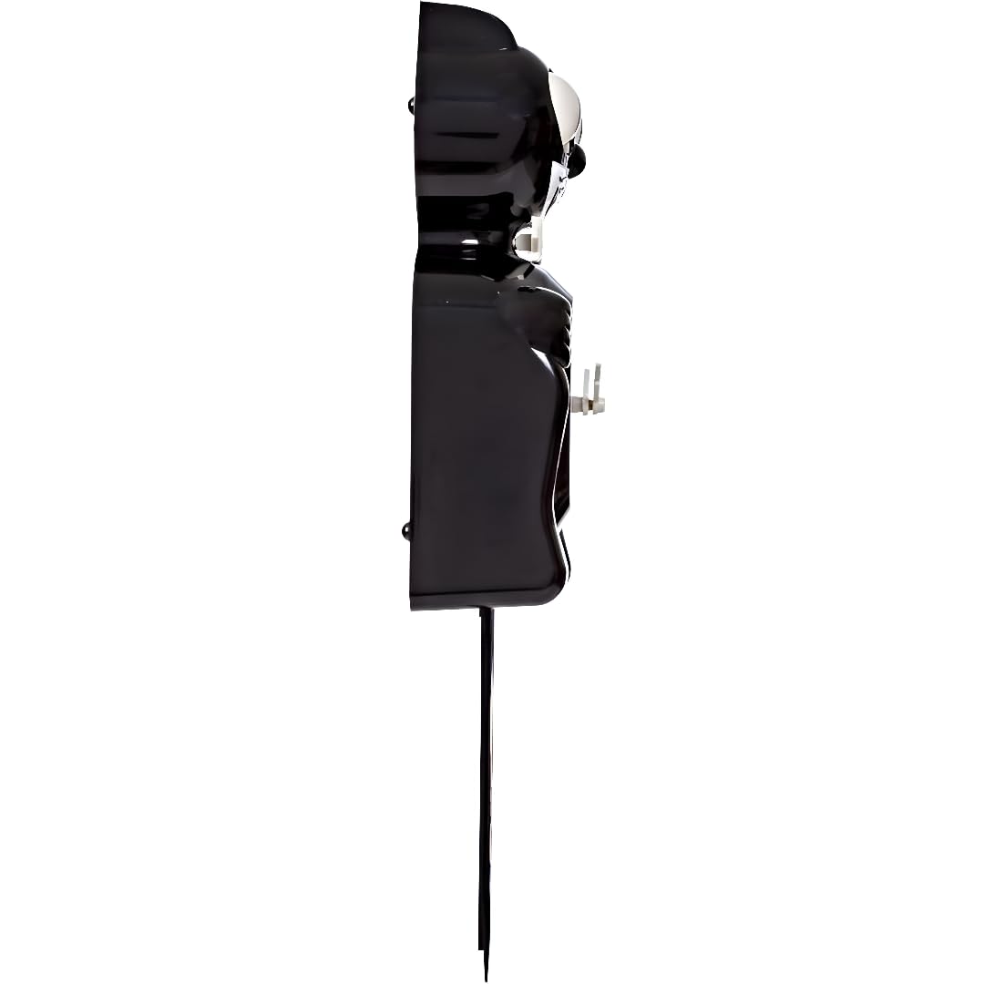Kit Cat Klock Classic Black-Small operates on a single AA battery.