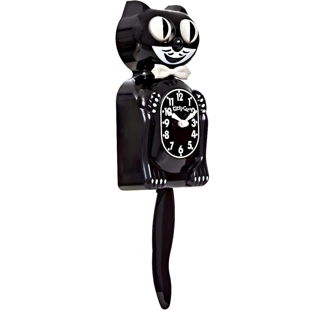 Kit Cat Klock smiling face close-up invites friendly ambience