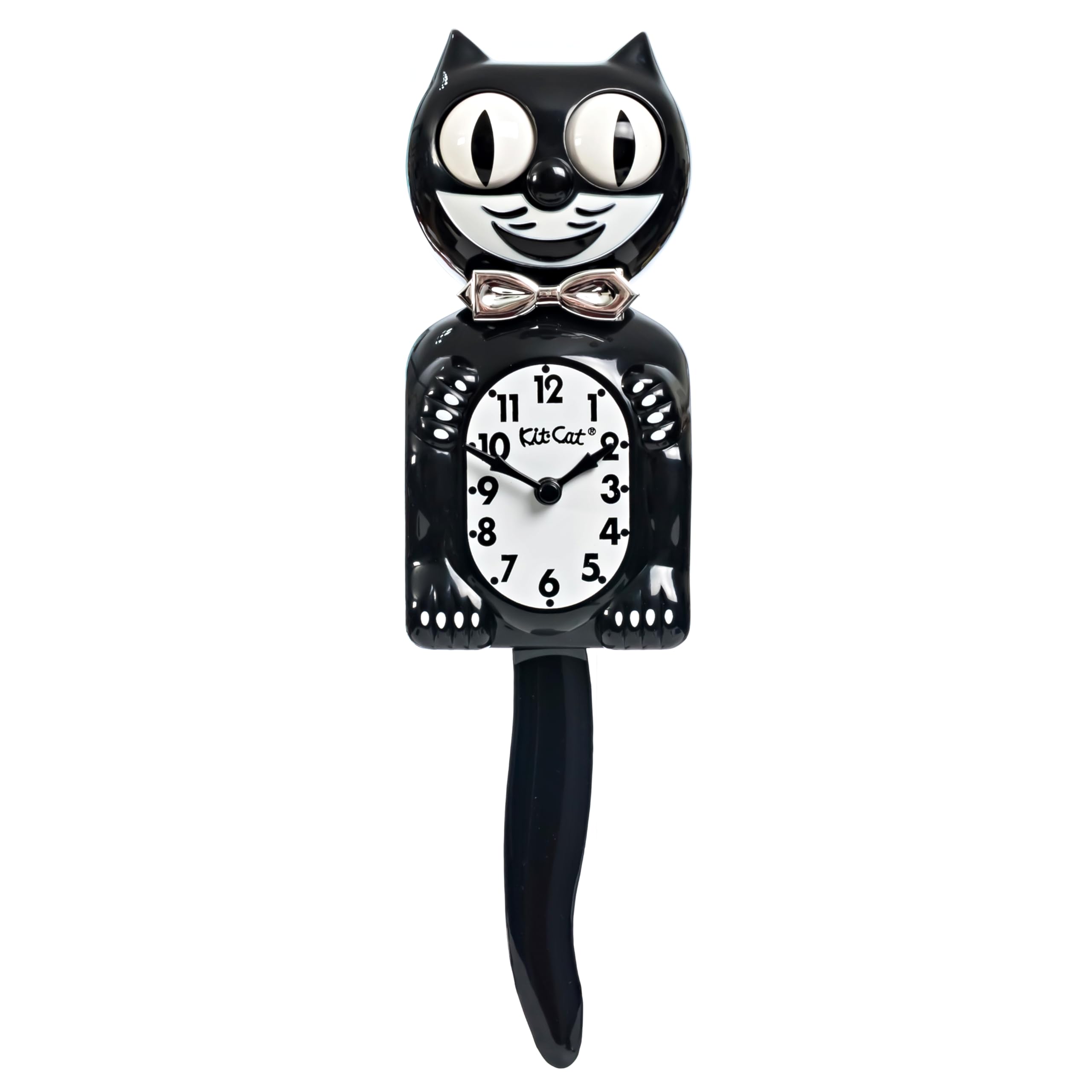 Kit-Cat Klock tuxedo front view showcasing classic design and whimsical charm.