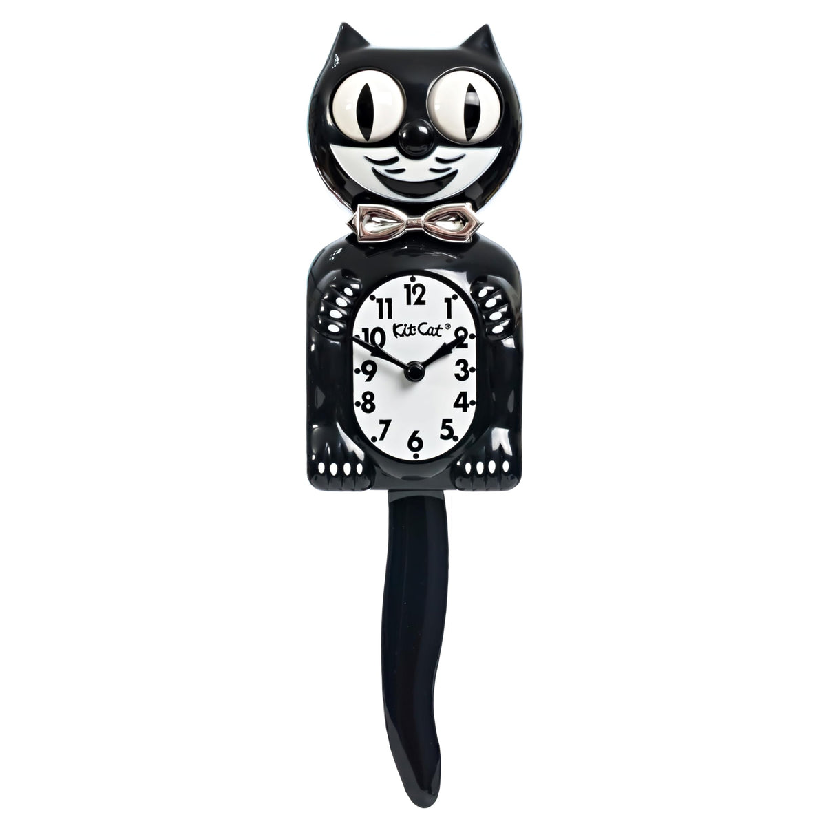 Kit-Cat Klock tuxedo front view showcasing classic design and whimsical charm.
