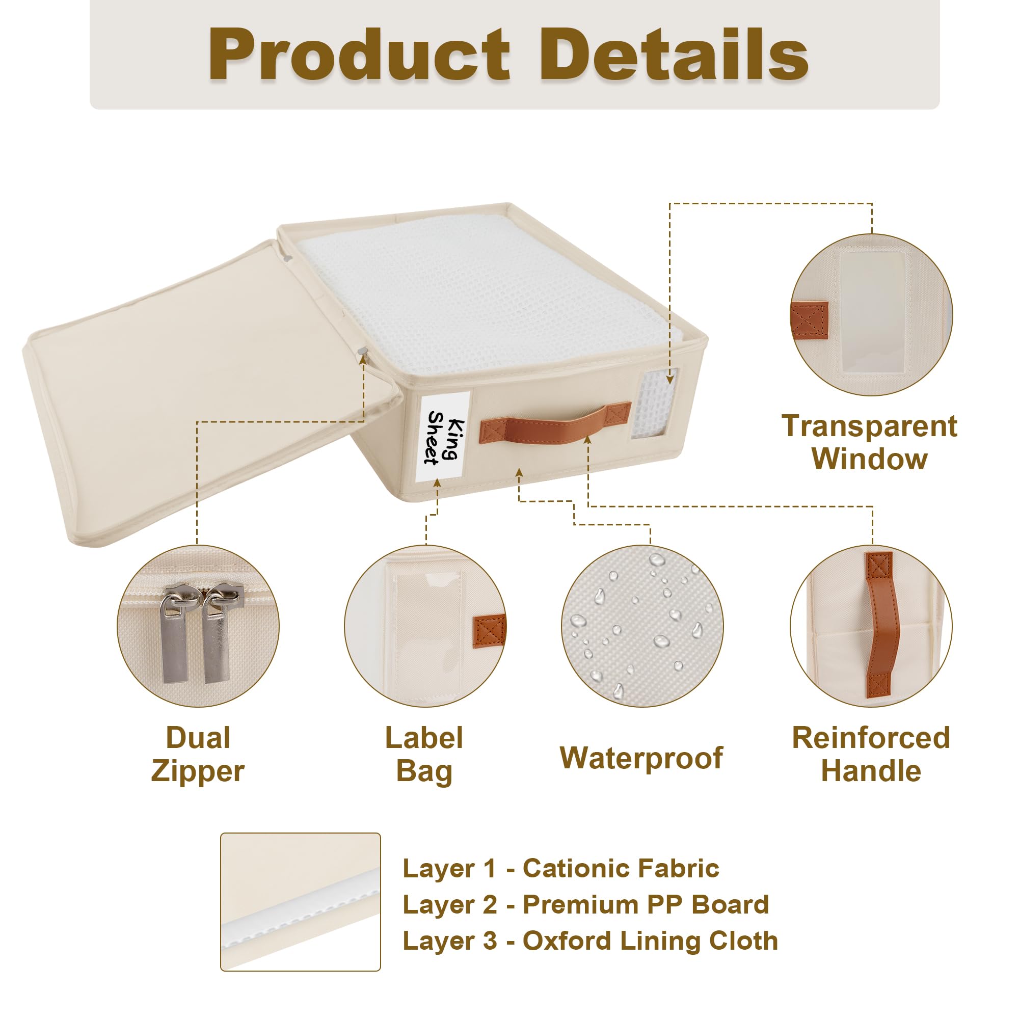 KitHero sheet organizer offers versatile storage for linens and more.