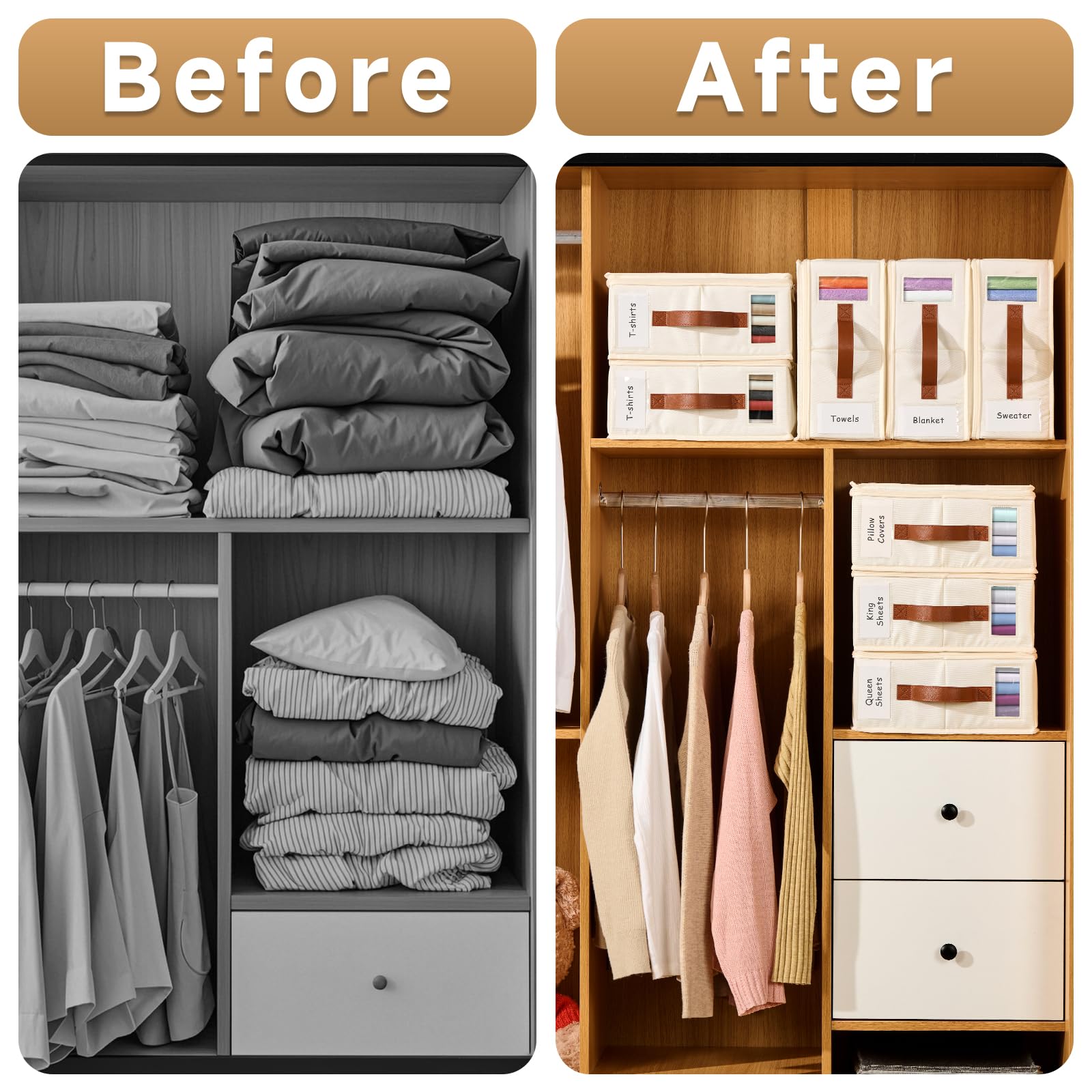 KitHero bed sheet organizer with zipper offers easy access and quick retrieval.