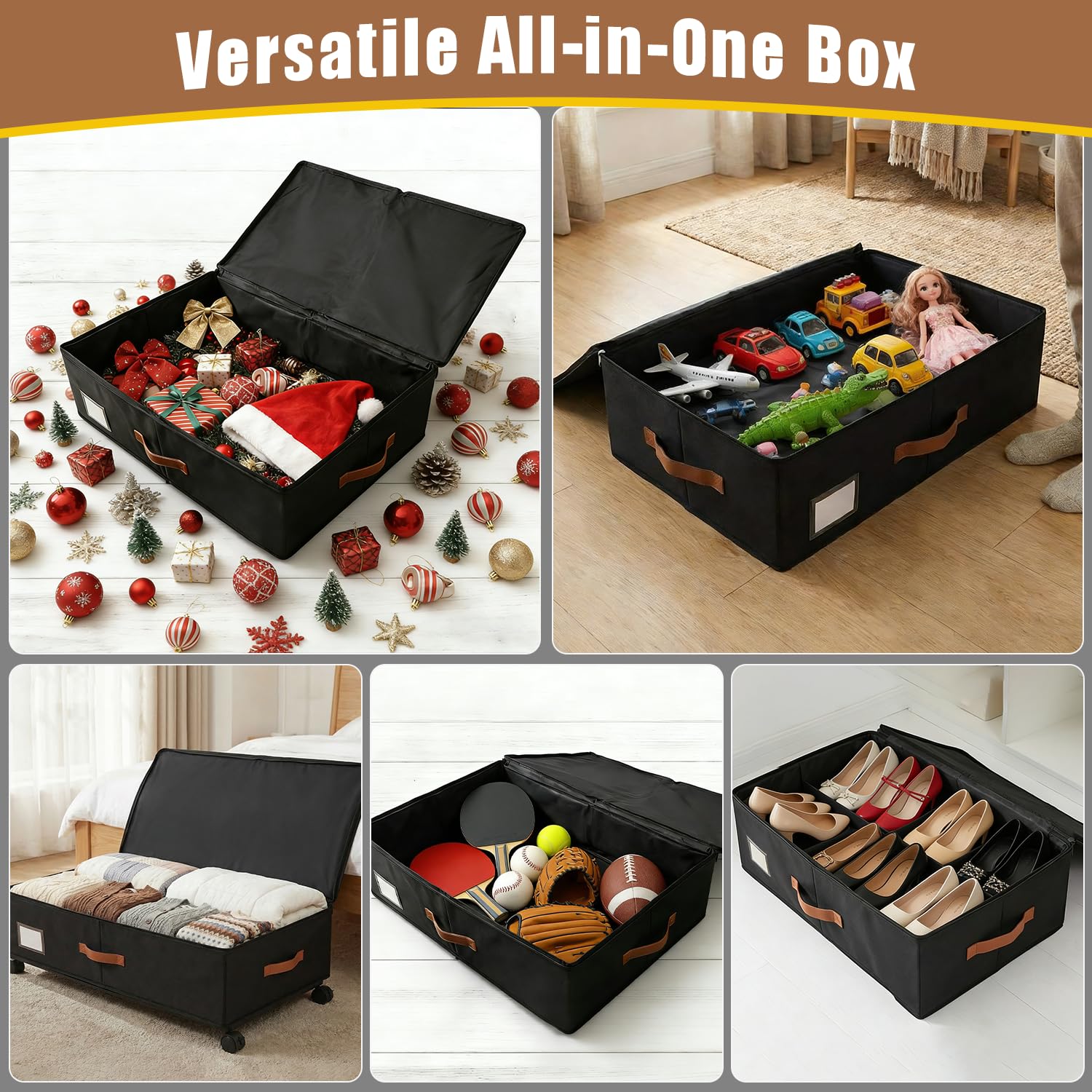 KITREPAION foldable and stackable design fits tight spaces.
