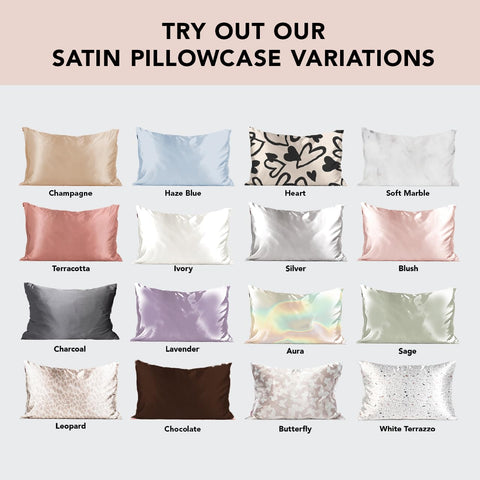 Eco-friendly satin with durable, silk-like feel.
