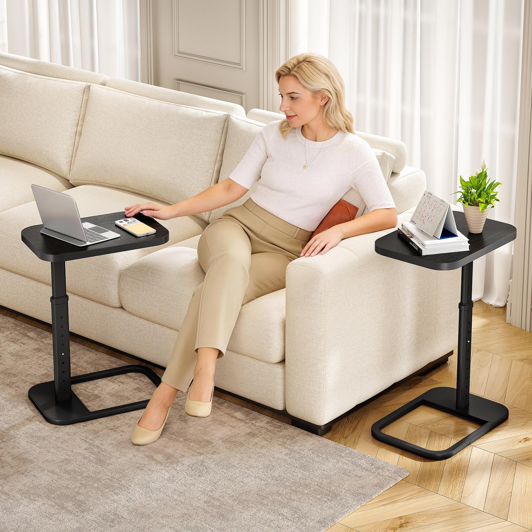 Kitstorack 9-level height adjustment for customizable seating surfaces