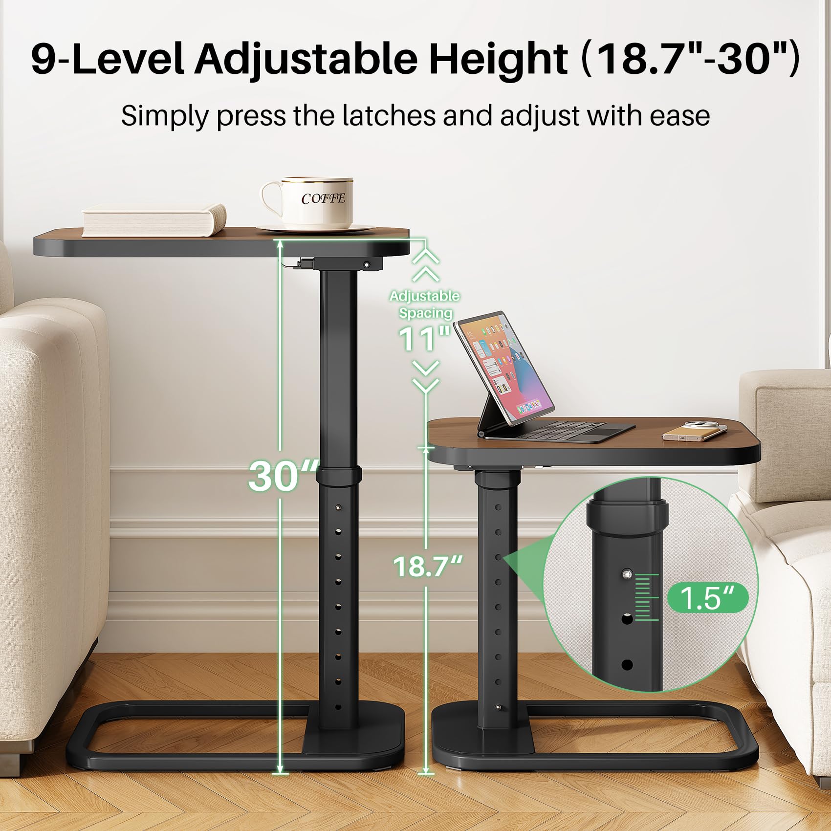 Kitstorack 90-degree flip-over design allows easy stowaway after use.
