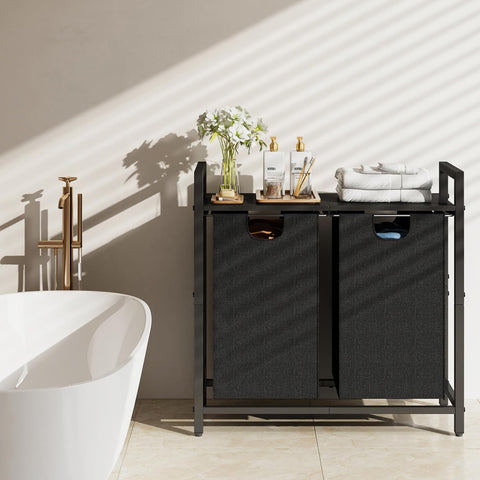 Kitstorack large capacity solution with 11.8-gallon bags reduces clutter.