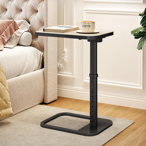 Kitstorack Driftwood Grey sofa table easy to assemble for quick setup in bedrooms or living areas.