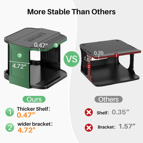 Kitstorack horizontal setup fits two rows, holding more shoes efficiently.