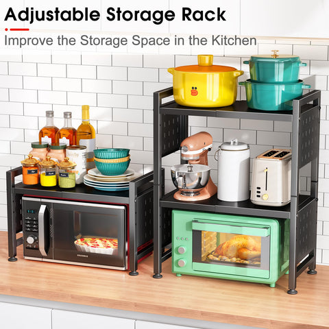 Kitstorack adjustable feet keep the rack stable on uneven floors