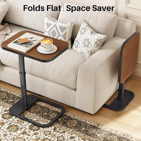 Kitstorack sturdy surface supports drinks, snacks, and devices.
