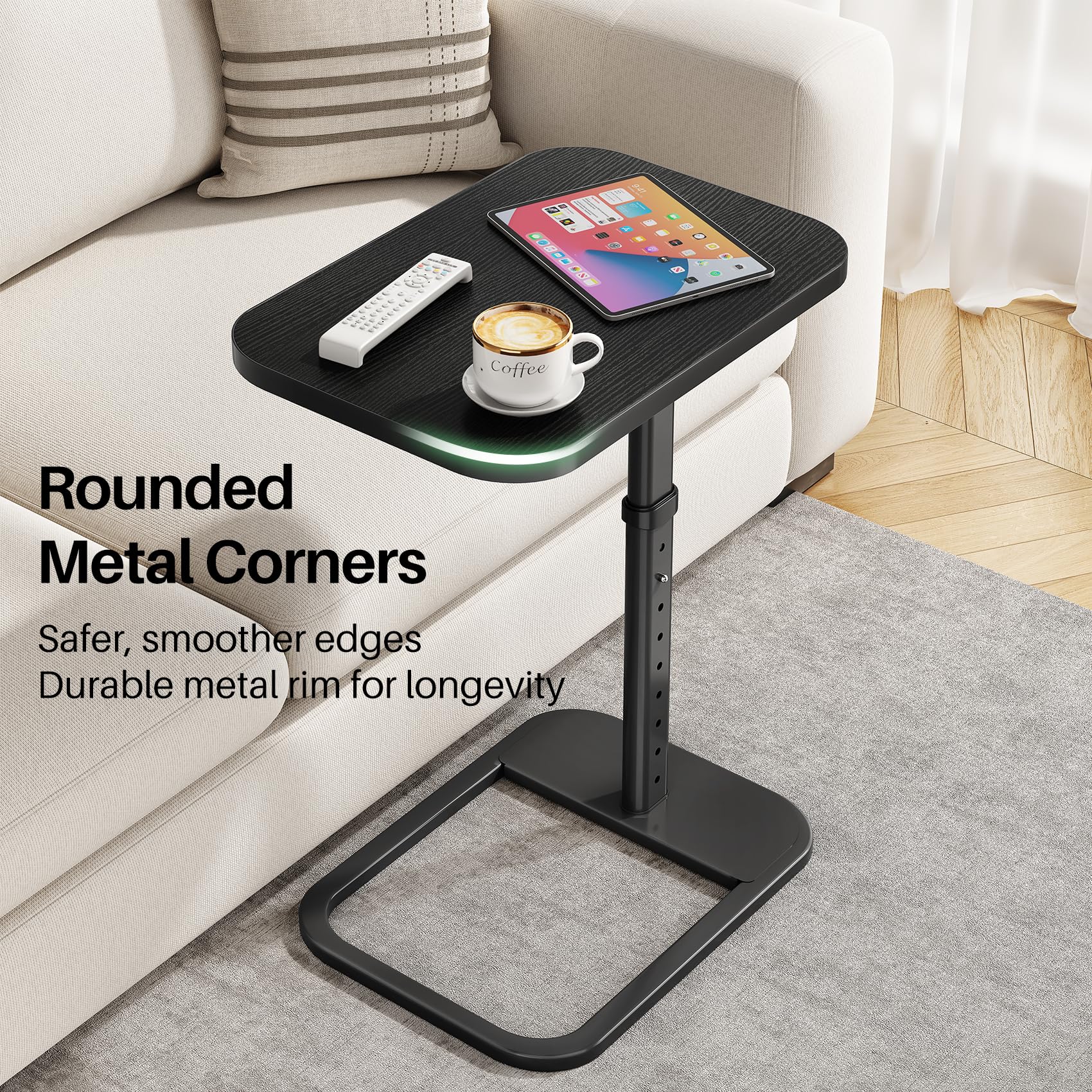 Kitstorack versatile TV tray table for dinner, coffee, or laptop setups.