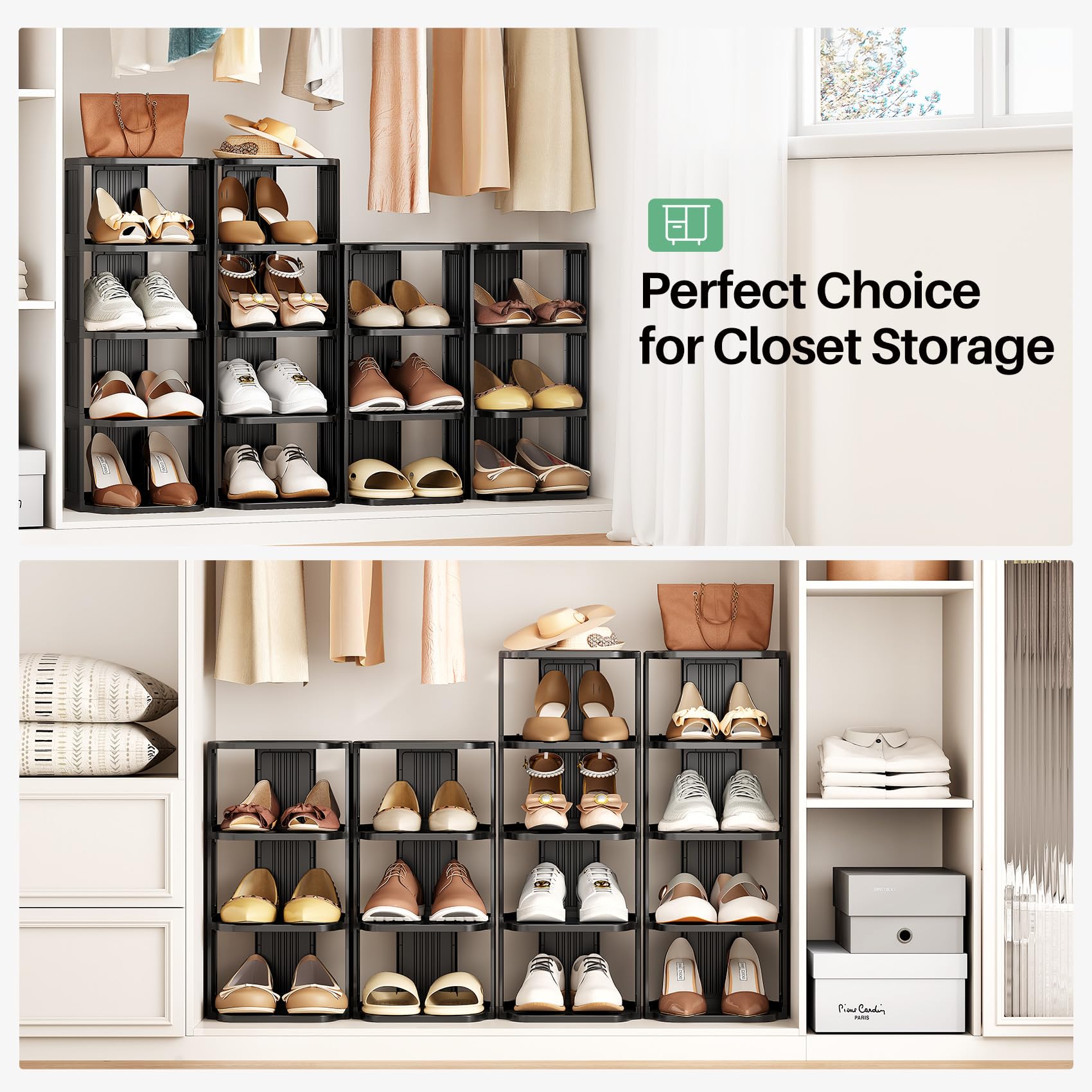 Kitstorack narrow front-door shoe storage keeps entryway tidy.