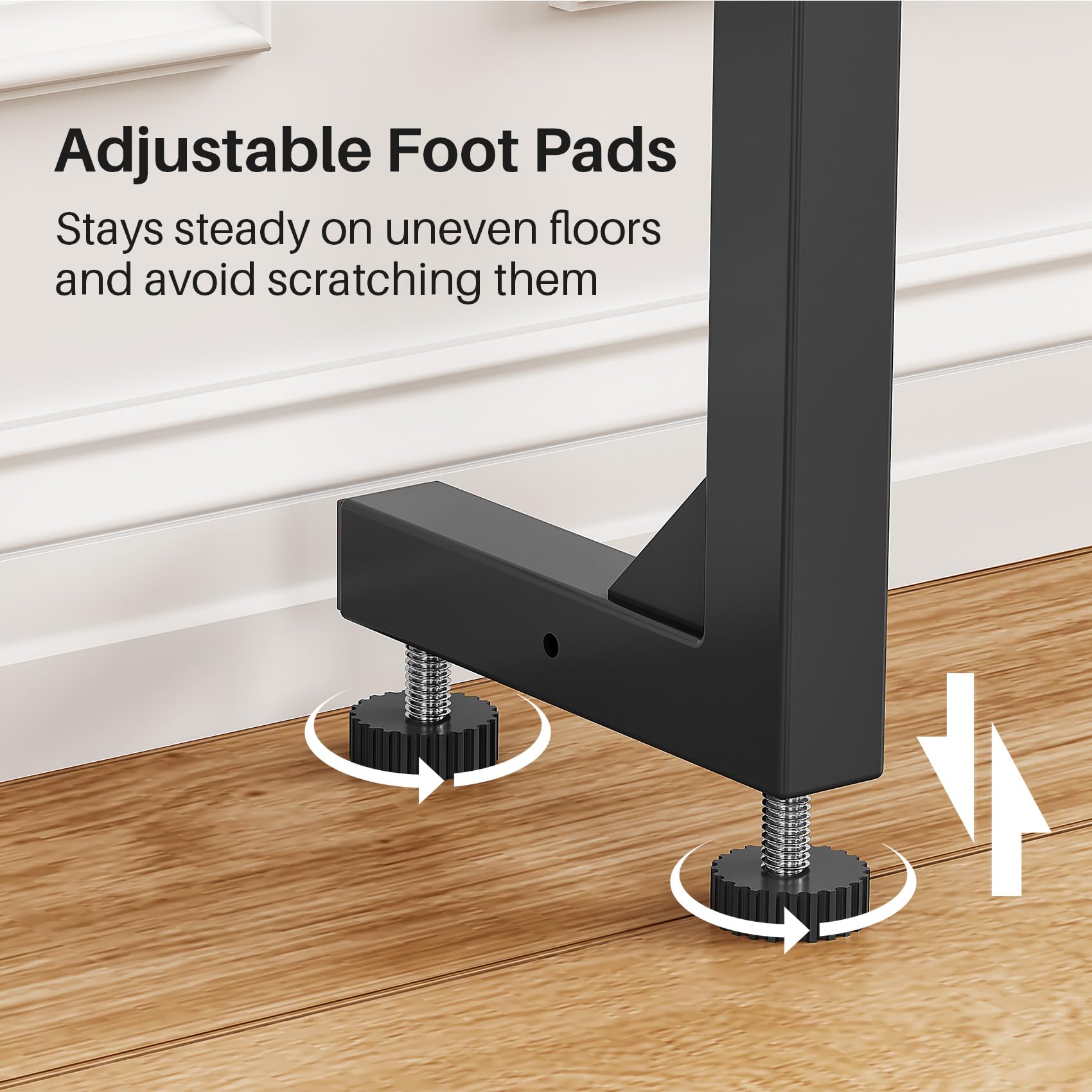 Kitstorack power cord extends 4.9 feet for flexible setup.