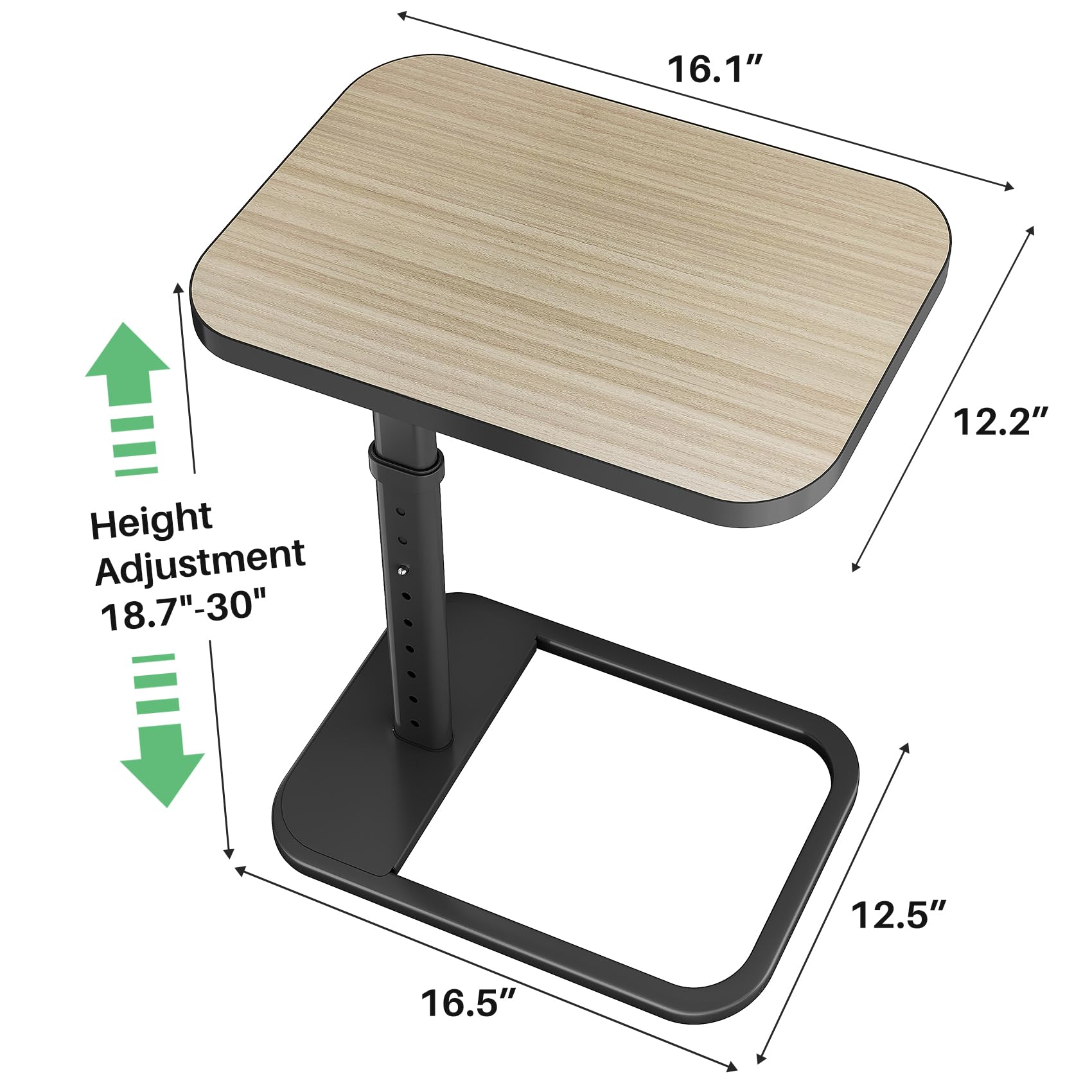 Kitstorack space saving sofa table within reach for snacks