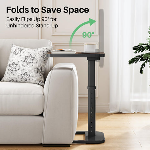 Kitstorack TV Tray Table features a 16x12 panel for extra surface area.