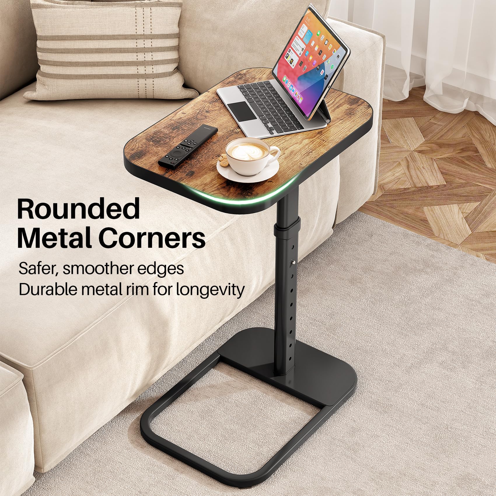 Kitstorack TV Tray Table easy-assembly saves time setting up on busy days.