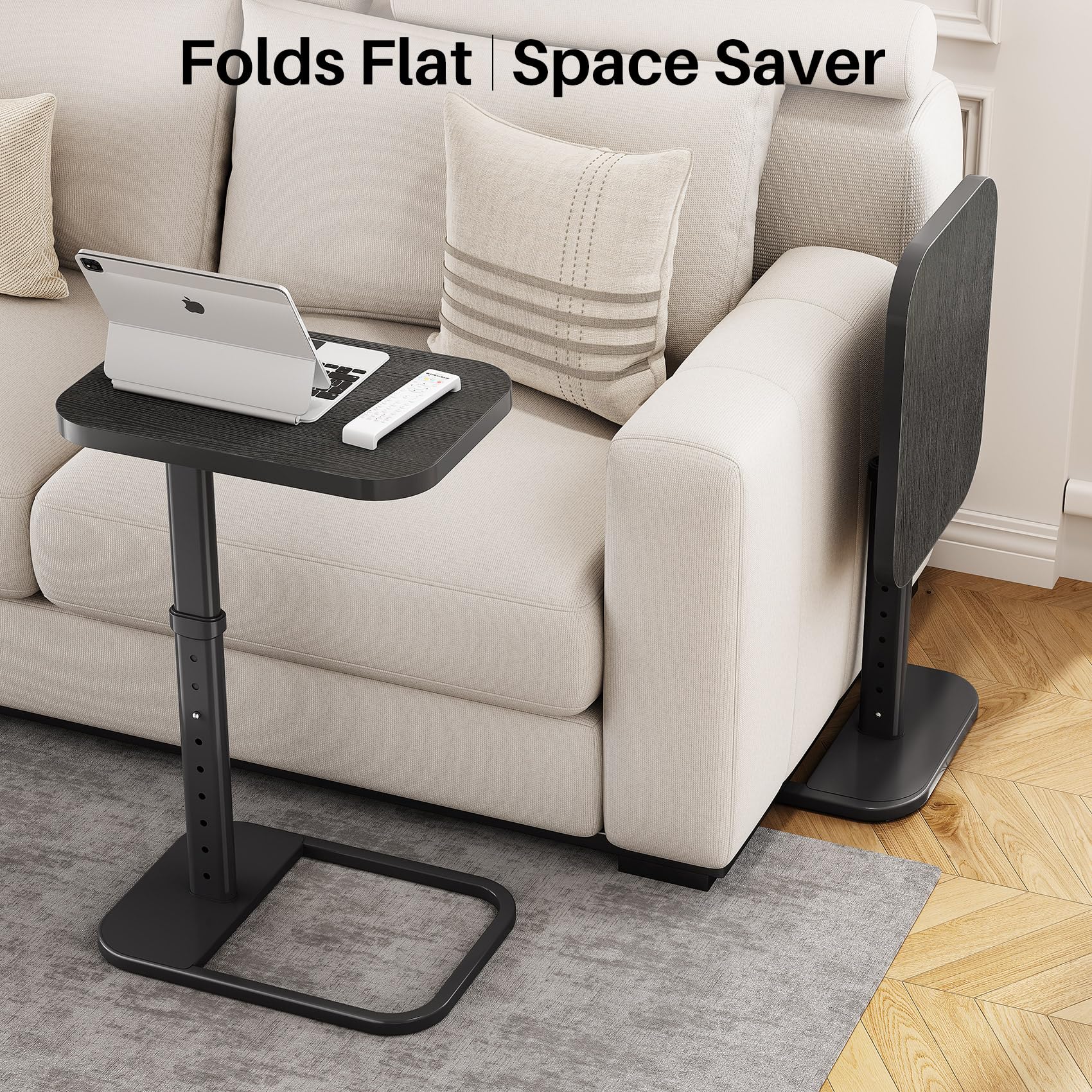 Kitstorack TV Tray Table ideal for eating on couch and snacks.