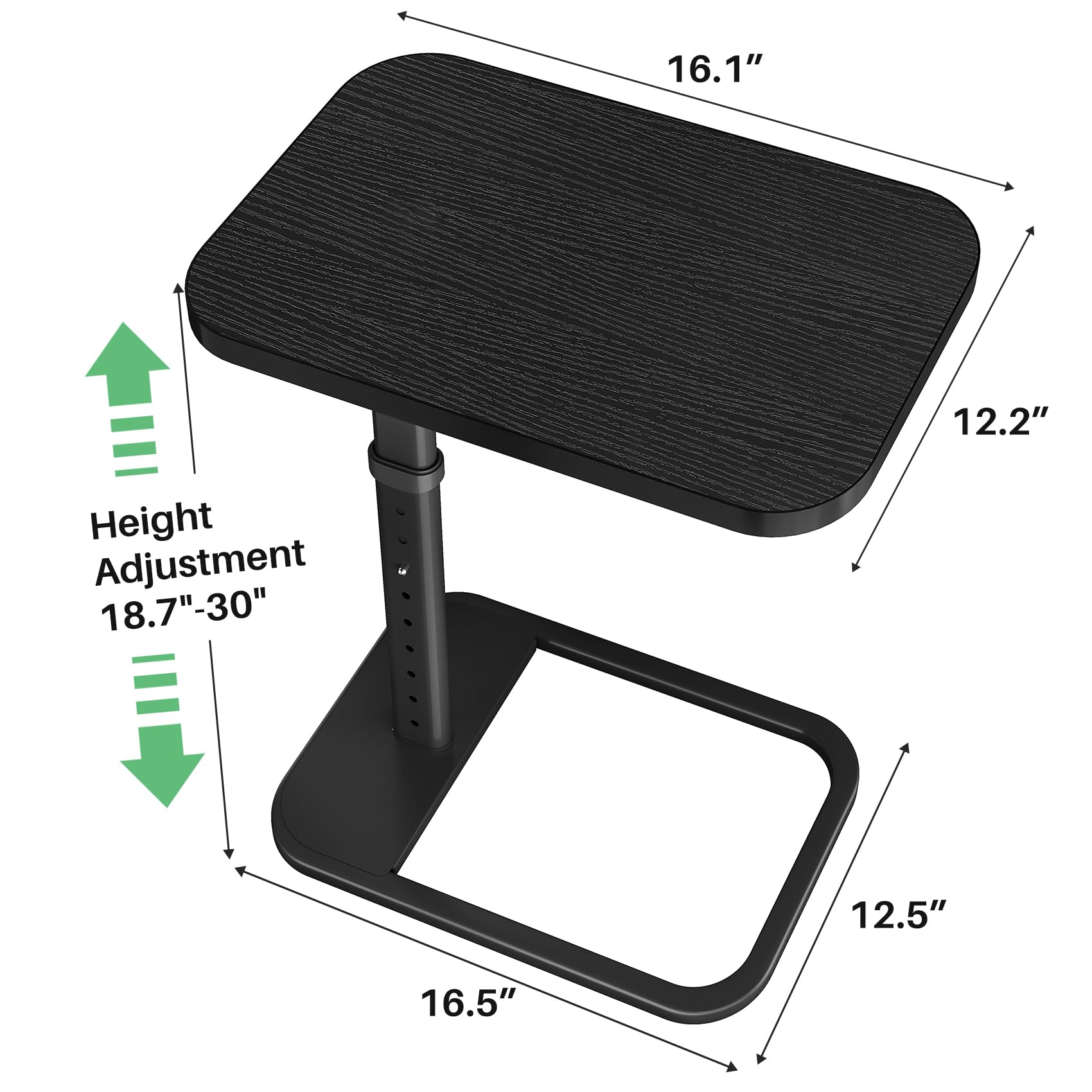 Kitstorack TV Tray Table multi-purpose surface for meals or laptops.