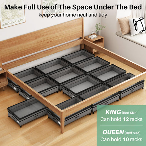 Kitstorack under bed storage foldable design for seasonal items.