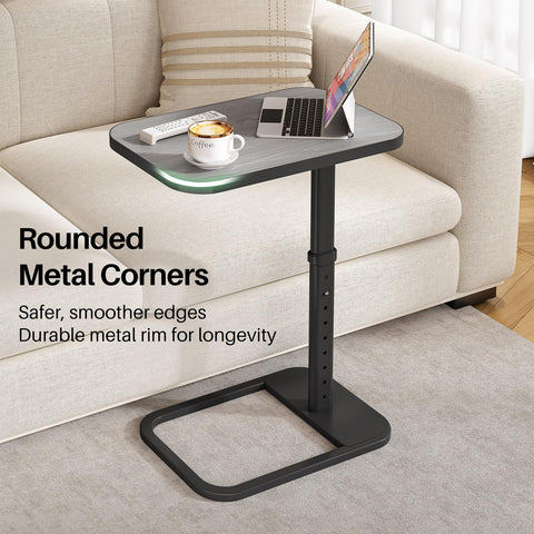 Kitstorack tray serves as TV dinner, laptop desk, or snack table.