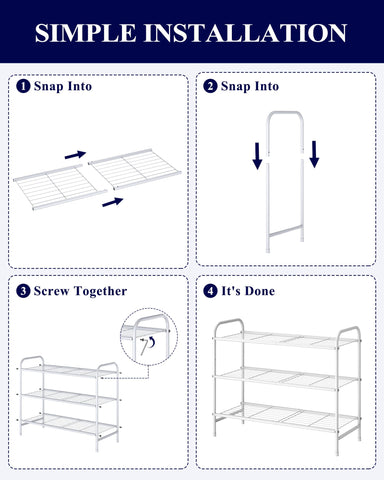 Kitsure shoe rack in compact space like closet entry