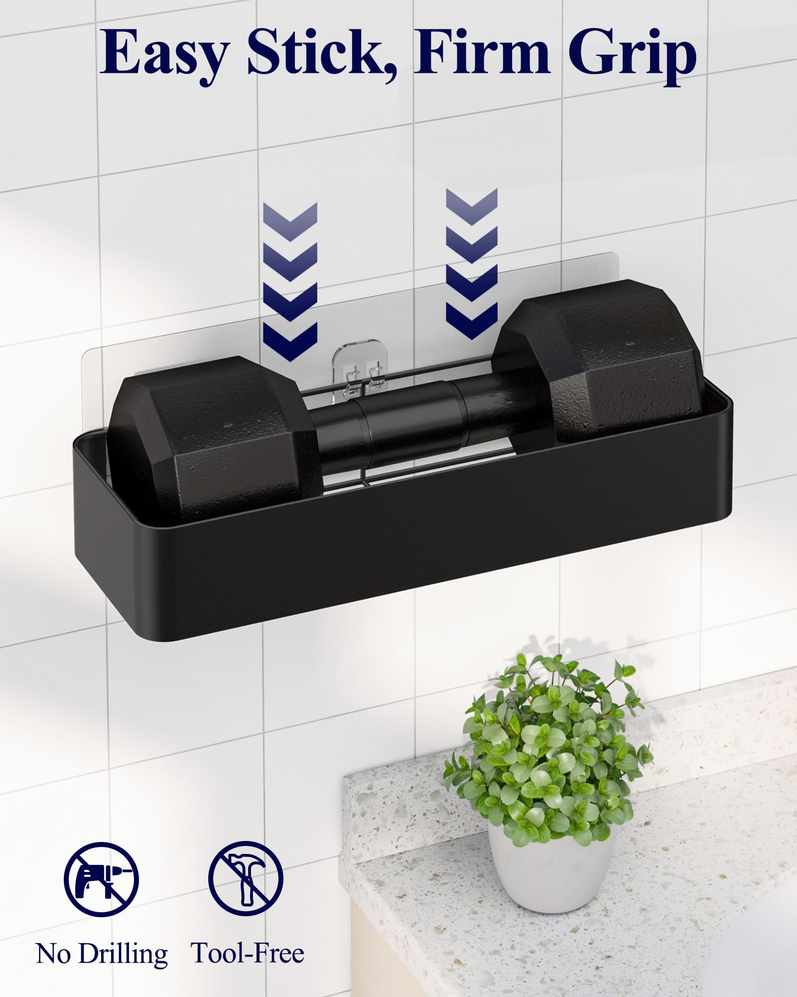 Kitsure open-layout bathroom organizer complements decor while reducing clutter.