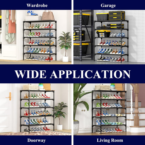 Kitsure 27-5-wide black rack blends with modern home decor.