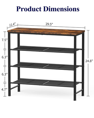 Kitsure shoe rack includes easy-assembly instructions for quick setup.