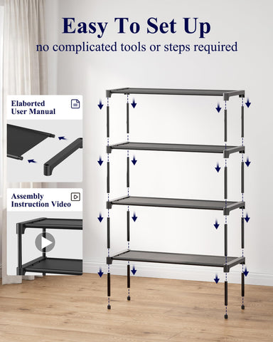 Kitsure entryway storage keeps footwear tidy near the door