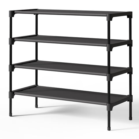 Kitsure shoe rack X-Large assembly in progress with tool-free setup
