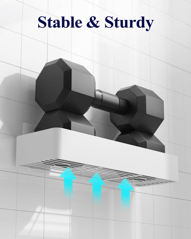 Kitsure drill-free installation avoids wall damage and allows easy removal.