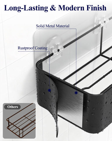 Kitsure soap holders prevent soggy bottles and keep counters tidy.