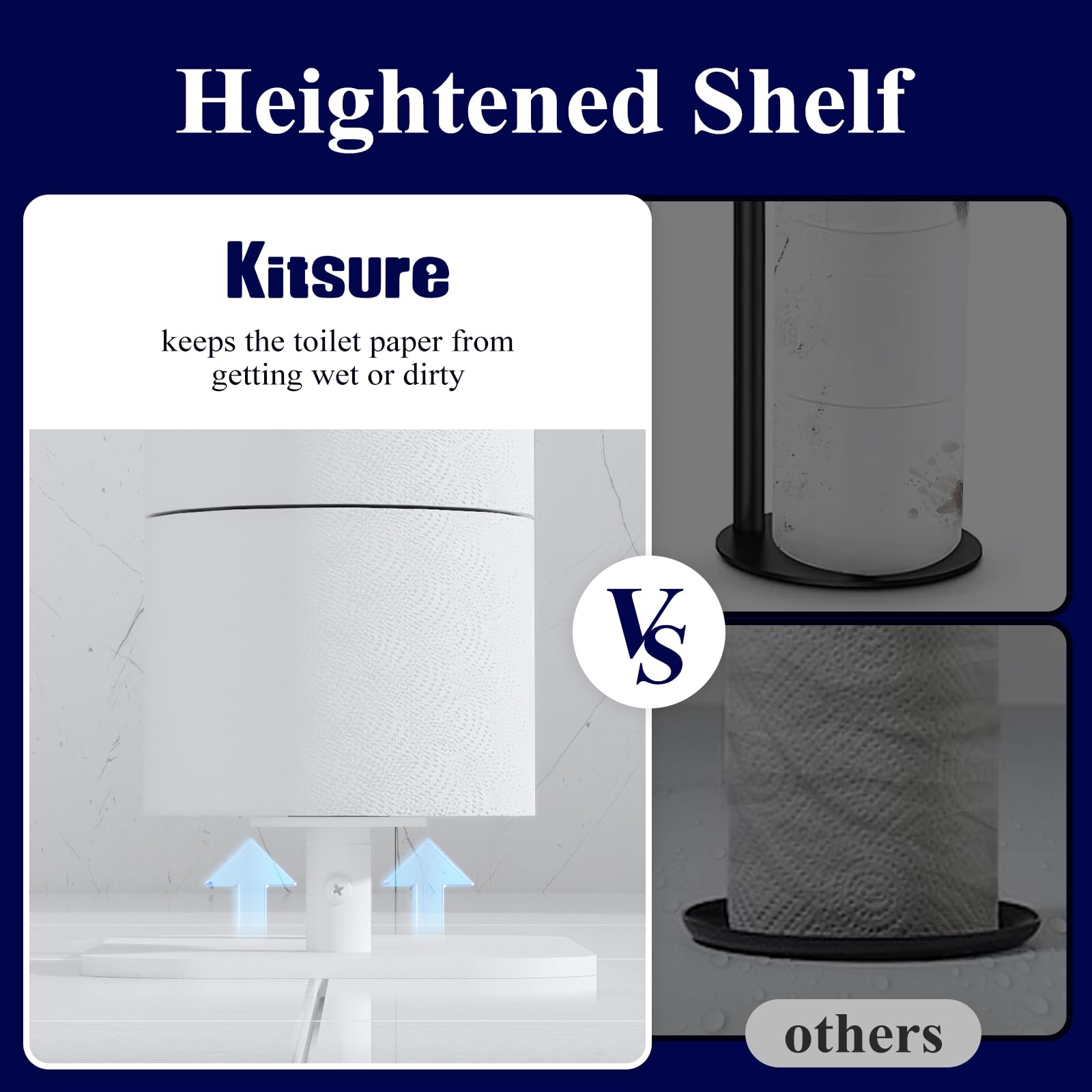 Kitsure shelf for phone keeps devices safe while in use.
