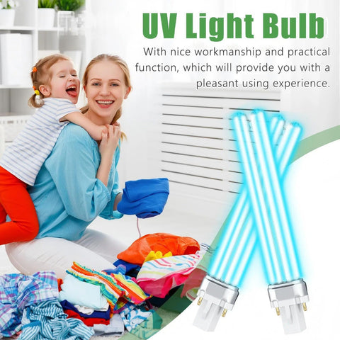 Kittmip 9W UV-C bulb compatible with 10-15W ballasts.