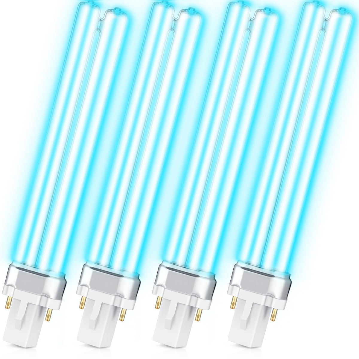 Kittmip UV-C 9W bulb with G23 base for replacement in fixtures.