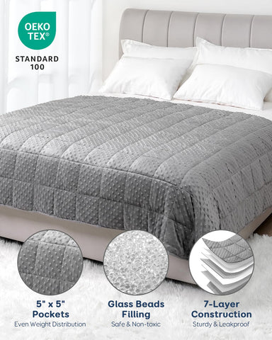 Kivik reversible cooling microfiber side keeps you cool in warm months.