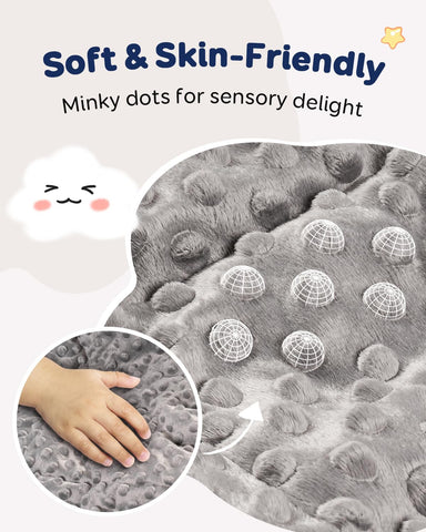 Kivik weighted blanket glass bead pocket detail for even weight distribution