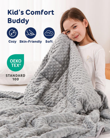 Kivik weighted blanket hugging wrap demonstrating comforting pressure-like sensation