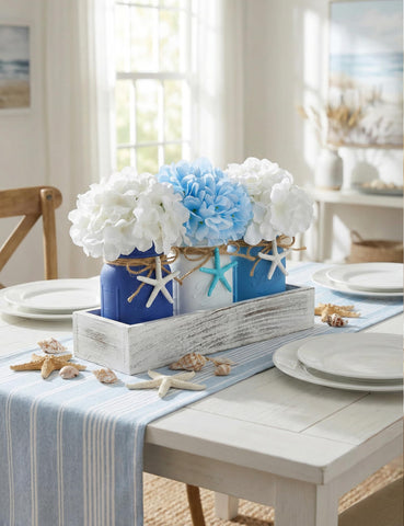 KIVIVO beach party table decoration set for summery gatherings.